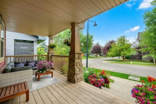 284 Prestwick Estate Way Se, Calgary, AB - Outdoor With Deck Patio Veranda With Exterior