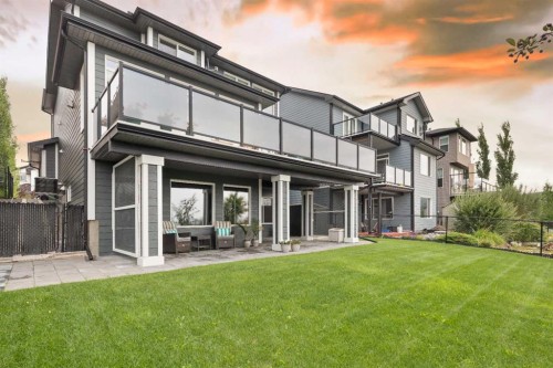 159 Sunset View, Cochrane, AB - Outdoor With Deck Patio Veranda