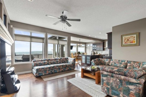 159 Sunset View, Cochrane, AB - Indoor Photo Showing Living Room
