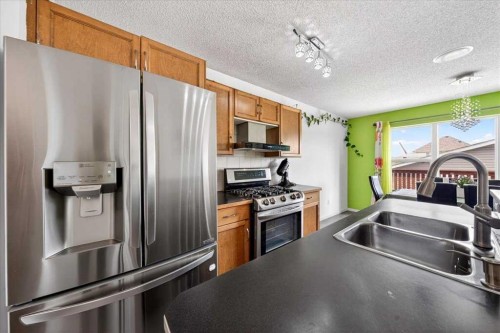 244 Silverado Range View Sw, Calgary, AB - Indoor Photo Showing Kitchen With Double Sink