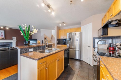 20 Saddlecrest Terrace Ne, Calgary, AB - Indoor Photo Showing Kitchen With Double Sink