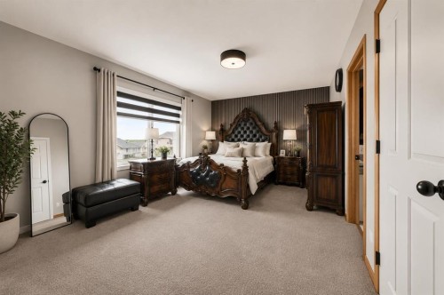 154 Saddleland Close Ne, Calgary, AB - Indoor Photo Showing Bedroom
