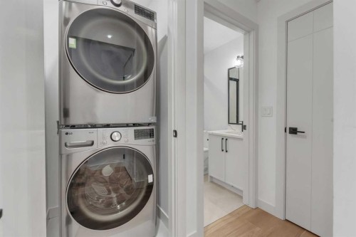 816 Lake Ontario Drive Se, Calgary, AB - Indoor Photo Showing Laundry Room