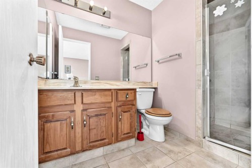 128 Erin Woods Drive Se, Calgary, AB - Indoor Photo Showing Bathroom