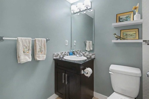 3407-403 Mackenzie Way Sw, Airdrie, AB - Indoor Photo Showing Bathroom