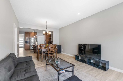 75 Homestead Park Ne, Calgary, AB - Indoor Photo Showing Living Room
