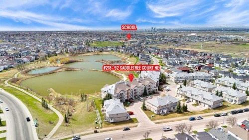 218-92 Saddletree Court Ne, Calgary, AB - Outdoor With View