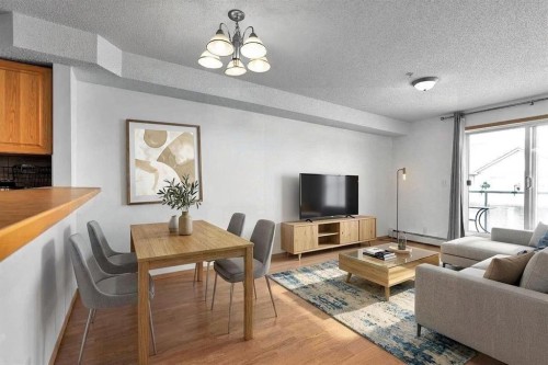 218-92 Saddletree Court Ne, Calgary, AB - Indoor Photo Showing Kitchen With Double Sink