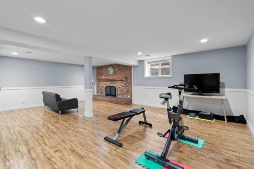 20 Mapleburn Drive Se, Calgary, AB - Indoor Photo Showing Gym Room