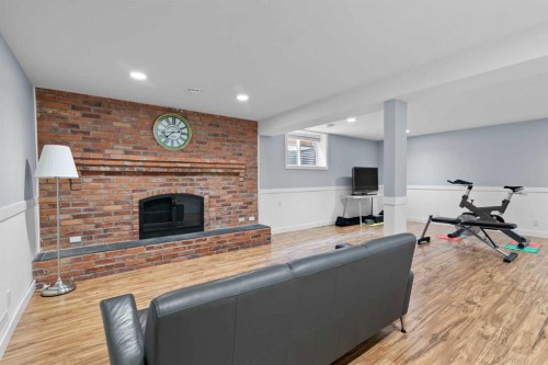 20 Mapleburn Drive Se, Calgary, AB - Indoor With Fireplace