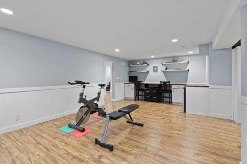 20 Mapleburn Drive Se, Calgary, AB - Indoor Photo Showing Gym Room