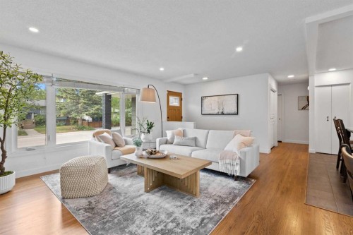 20 Mapleburn Drive Se, Calgary, AB - Indoor Photo Showing Living Room