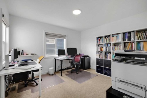 89 Amblehurst Gardens Nw, Calgary, AB - Indoor Photo Showing Office