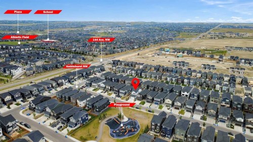 89 Amblehurst Gardens Nw, Calgary, AB - Outdoor With View