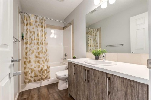 497 Hillcrest Road Sw, Airdrie, AB - Indoor Photo Showing Bathroom