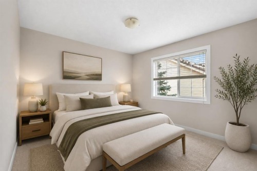 89 Pantego Lane Nw, Calgary, AB - Indoor Photo Showing Bedroom