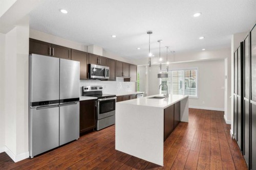 89 Pantego Lane Nw, Calgary, AB - Indoor Photo Showing Kitchen With Stainless Steel Kitchen With Upgraded Kitchen