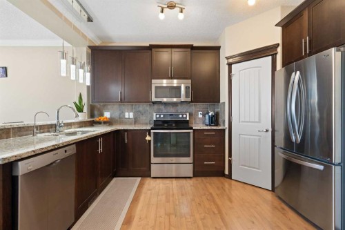 196 Nolanfield Way Nw, Calgary, AB - Indoor Photo Showing Kitchen With Double Sink