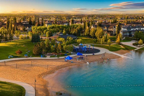 508-24 Mahogany Path Se, Calgary, AB - Outdoor With Body Of Water With View