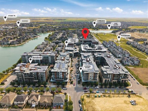 508-24 Mahogany Path Se, Calgary, AB - Outdoor With Body Of Water With View