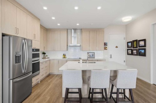 508-24 Mahogany Path Se, Calgary, AB - Indoor Photo Showing Kitchen With Upgraded Kitchen
