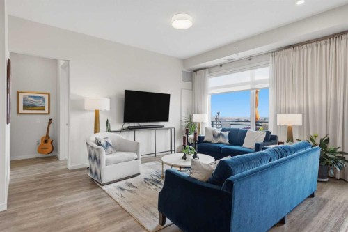 508-24 Mahogany Path Se, Calgary, AB - Indoor Photo Showing Living Room