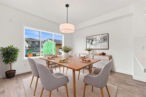 268 Huxbury View Ne, Calgary, AB - Indoor Photo Showing Dining Room