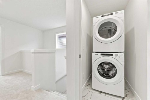268 Huxbury View Ne, Calgary, AB - Indoor Photo Showing Laundry Room