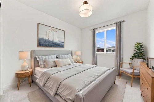 268 Huxbury View Ne, Calgary, AB - Indoor Photo Showing Bedroom
