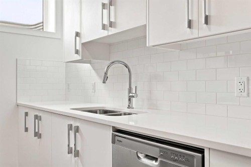 268 Huxbury View Ne, Calgary, AB - Indoor Photo Showing Kitchen With Double Sink With Upgraded Kitchen