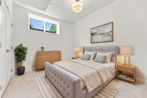 268 Huxbury View Ne, Calgary, AB - Indoor Photo Showing Bedroom