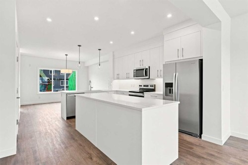 268 Huxbury View Ne, Calgary, AB - Indoor Photo Showing Kitchen With Stainless Steel Kitchen With Upgraded Kitchen