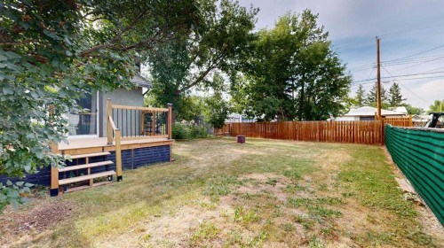 348 47 Avenue West, Claresholm, AB - Outdoor With Deck Patio Veranda