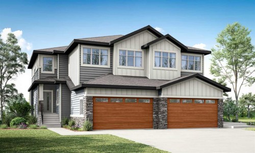 46 Waterford Mews, Chestermere, AB - Outdoor With Facade