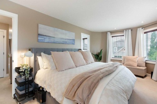 1575 Windstone Road Sw, Airdrie, AB - Indoor Photo Showing Bedroom