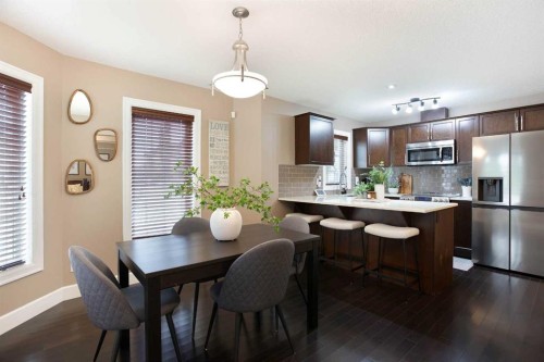 1575 Windstone Road Sw, Airdrie, AB - Indoor Photo Showing Dining Room