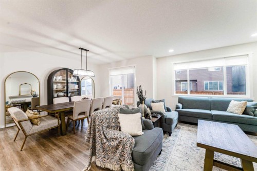 156 Savanna Drive Ne, Calgary, AB - Indoor Photo Showing Living Room