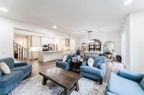 156 Savanna Drive Ne, Calgary, AB - Indoor Photo Showing Living Room