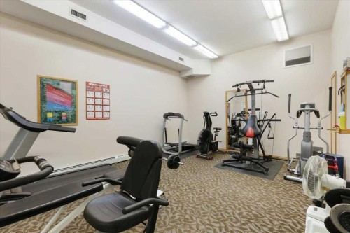 202-4512 52 Avenue, Red Deer, AB - Indoor Photo Showing Gym Room