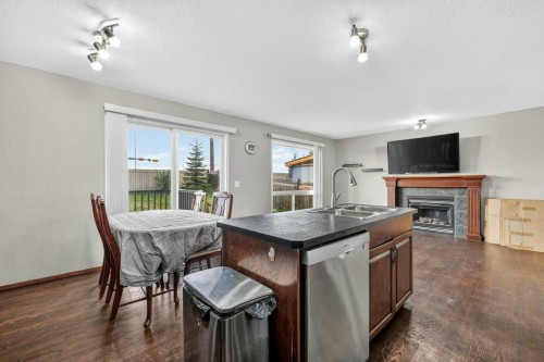 88 Everglen Rise Sw, Calgary, AB - Indoor With Fireplace