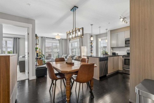 3317-11 Mahogany Row Se, Calgary, AB - Indoor Photo Showing Dining Room