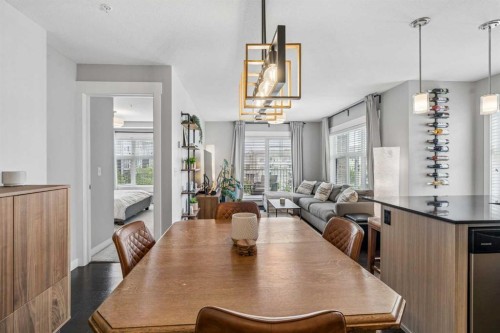 3317-11 Mahogany Row Se, Calgary, AB - Indoor Photo Showing Dining Room