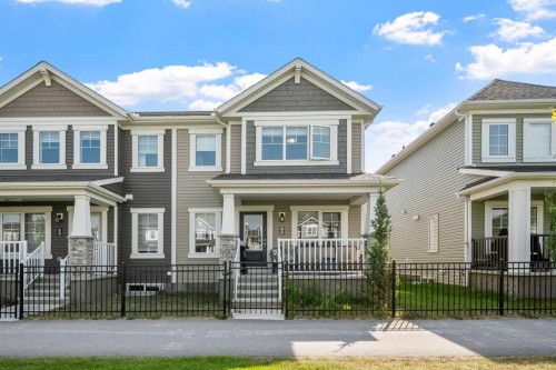 220 Windbury Lane Sw, Airdrie, AB - Outdoor With Deck Patio Veranda With Facade