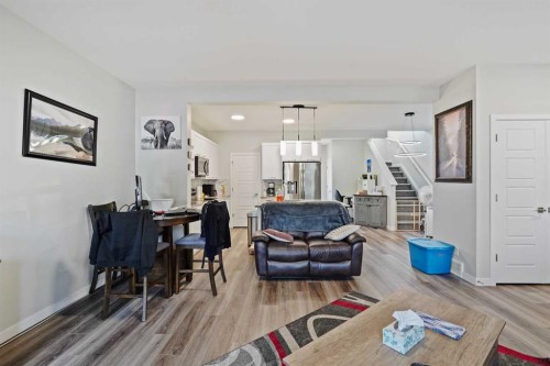 2320 Lancaster Heights Se, Airdrie, AB - Indoor Photo Showing Living Room