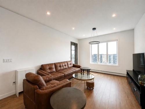 1614-60 Skyview Ranch Road Ne, Calgary, AB - Indoor Photo Showing Living Room