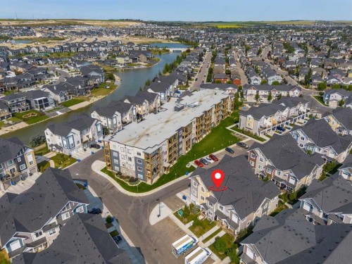 573 Canals Crossing Sw, Airdrie, AB - Outdoor With Body Of Water With View