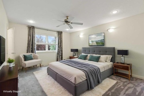 126 Chapman Close Se, Calgary, AB - Indoor Photo Showing Bedroom