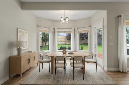 126 Chapman Close Se, Calgary, AB - Indoor Photo Showing Dining Room