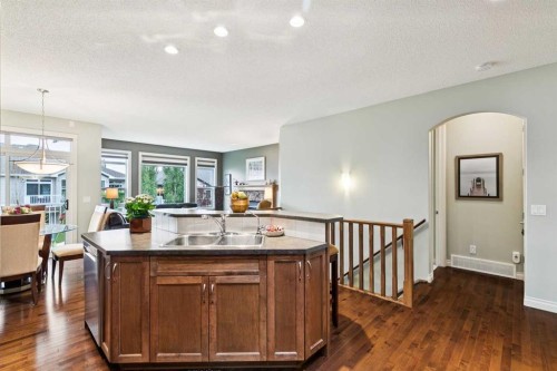 416 High Park Place Nw, High River, AB - Indoor Photo Showing Kitchen With Double Sink