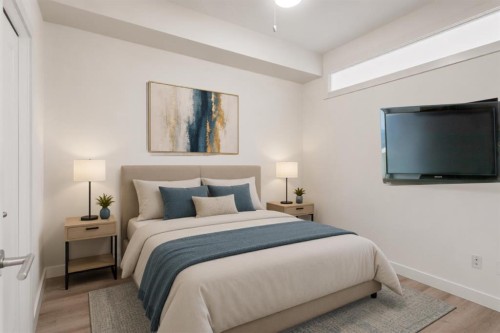 408-20 Walgrove Se, Calgary, AB - Indoor Photo Showing Bedroom